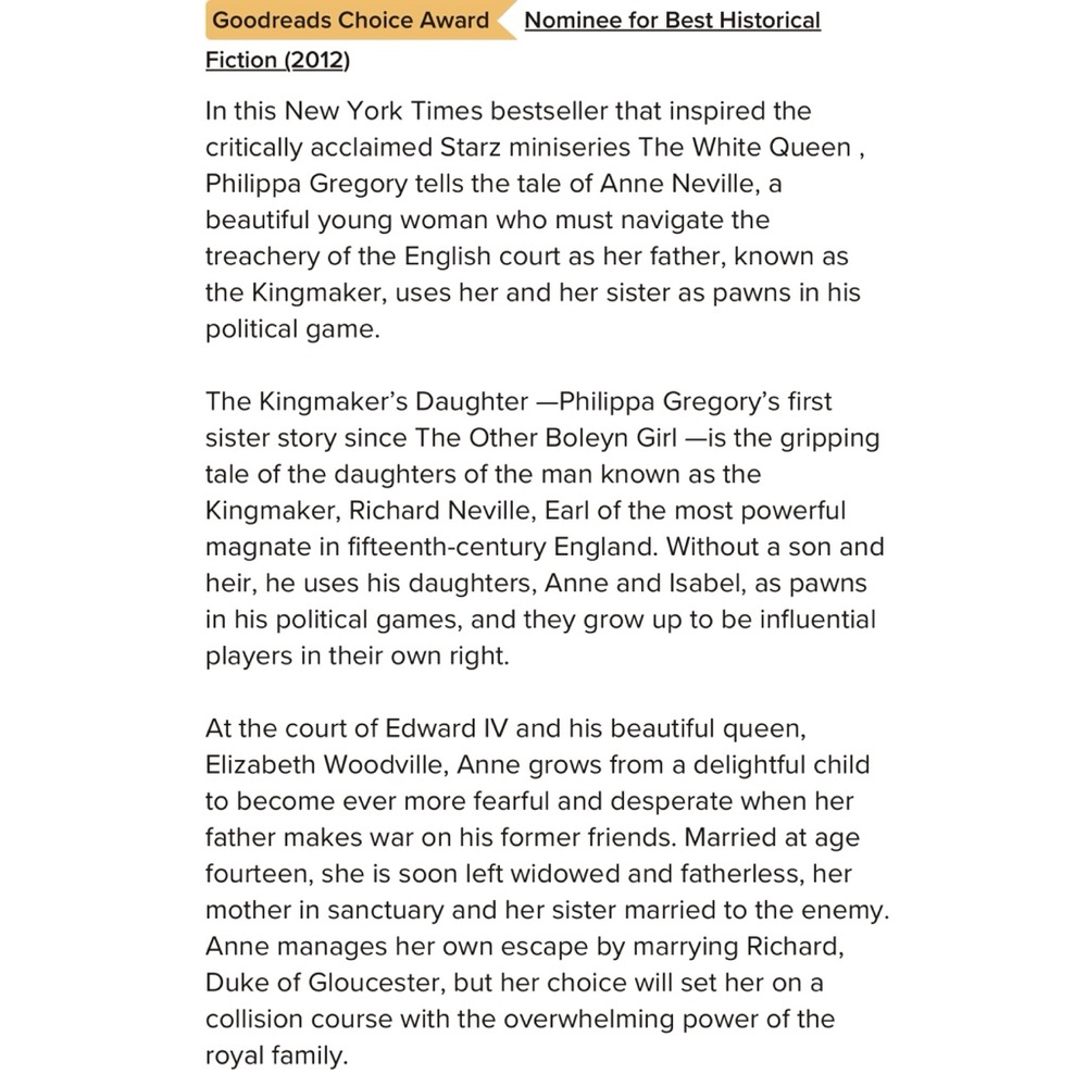 PhilippaGregory:The Kingmaker’s Daughter-The Plantagenet&Tudor Novels #4 - Picture 5 of 5